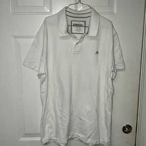 Men’s white Aeropostale polo